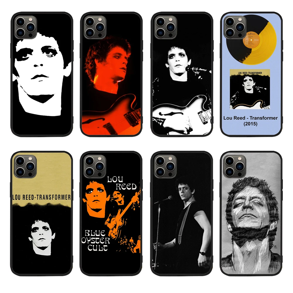 

Lou Reed Transformer soft TPU border phone case for iphone 11PRO 13 13Pro 12 11PROMAX 11 X XS XR XSMAX 6 7 7plus 8 8plus cover