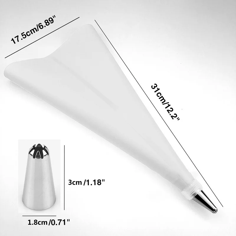 14pcs white 18 шт. силиконовые формы обледенение трубопроводов насадки кондитерский мешок оборудование для выпечки Инструменты для выпечки необычная форма для выпечки инструменты для украшения - Цвет: 14pcs white
