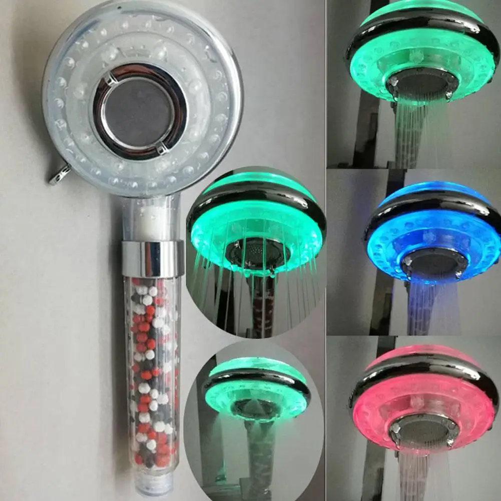 Anion многофункциональная светящаяся Лейка для душа светодиодный с ручкой