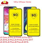 100 шт. 9D закаленное стекло для Samsung Galaxy J2 Prime Core защита для экрана J3 J5 Pro 2017 защитная пленка фильм J4 J6 J8 Plus 2018