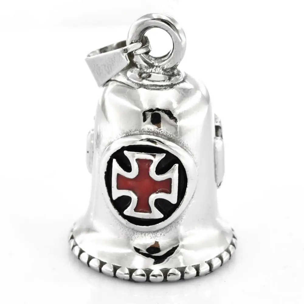 FANSSTEEL ювелирные изделия из нержавеющей стали всадники колокол Железный крест