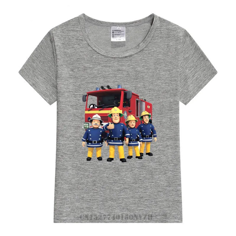 Футболка и шорты Sam Fireman для мальчиков девочек комплект детской одежды из топа