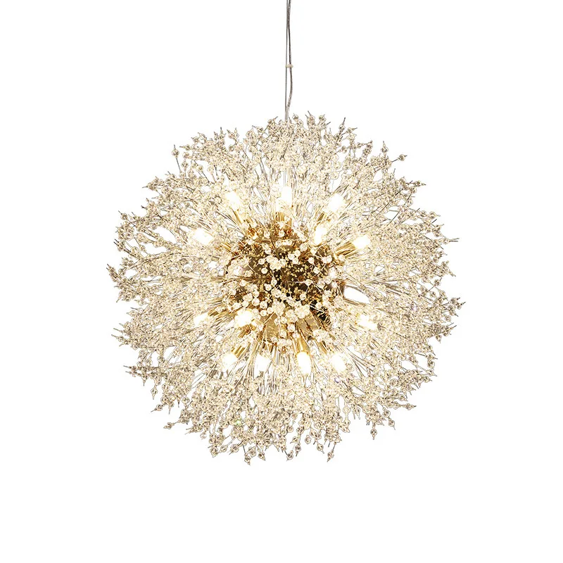 

2021 Led Chandelier Lamp Dandelion For Living Dining Room Kitchen Bedroom Home Modern Decoration Lustre Pendant Ceiling Light