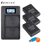 Аккумулятор PALO EN-EL14, EN-EL14a, ENEL14 EN EL14, двойное зарядное устройство USB с ЖК-дисплеем для Nikon D3100, D3200, D3300, D5100, D5200, D5300, P7000