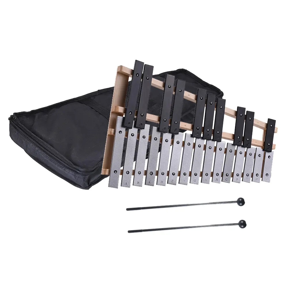 25 Note Glockenspiel ксилофон обучающий музыкальный инструмент перкуссия с сумкой для