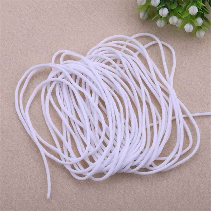 50 ярдов 3 мм маска для полости рта канатная Резиновая лента Эластичная круглая