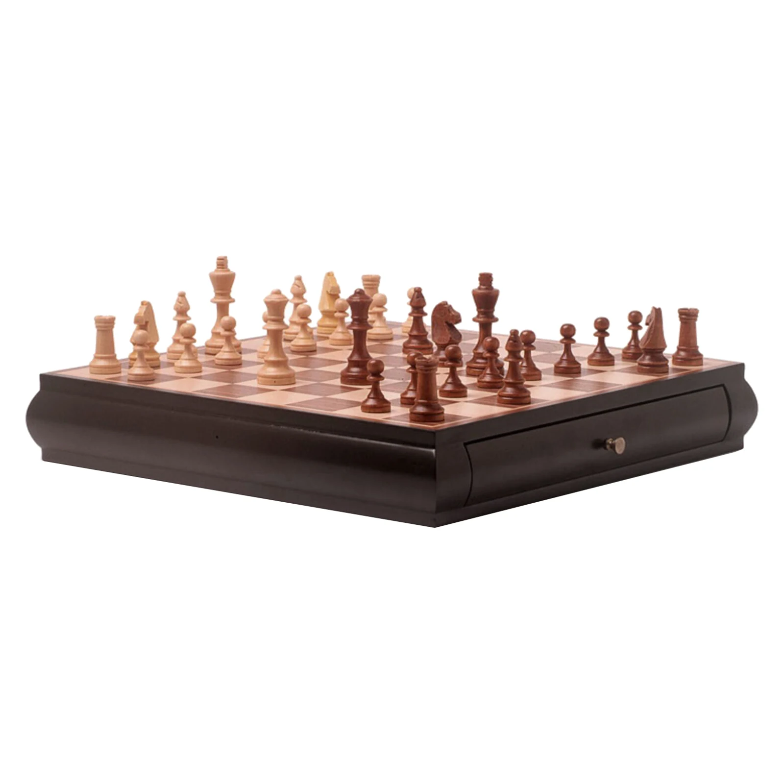 

Wooden Chess Set (Chess Pieces Included) Wooden Games for Kids and Adults Wooden Table Game for Family Fun