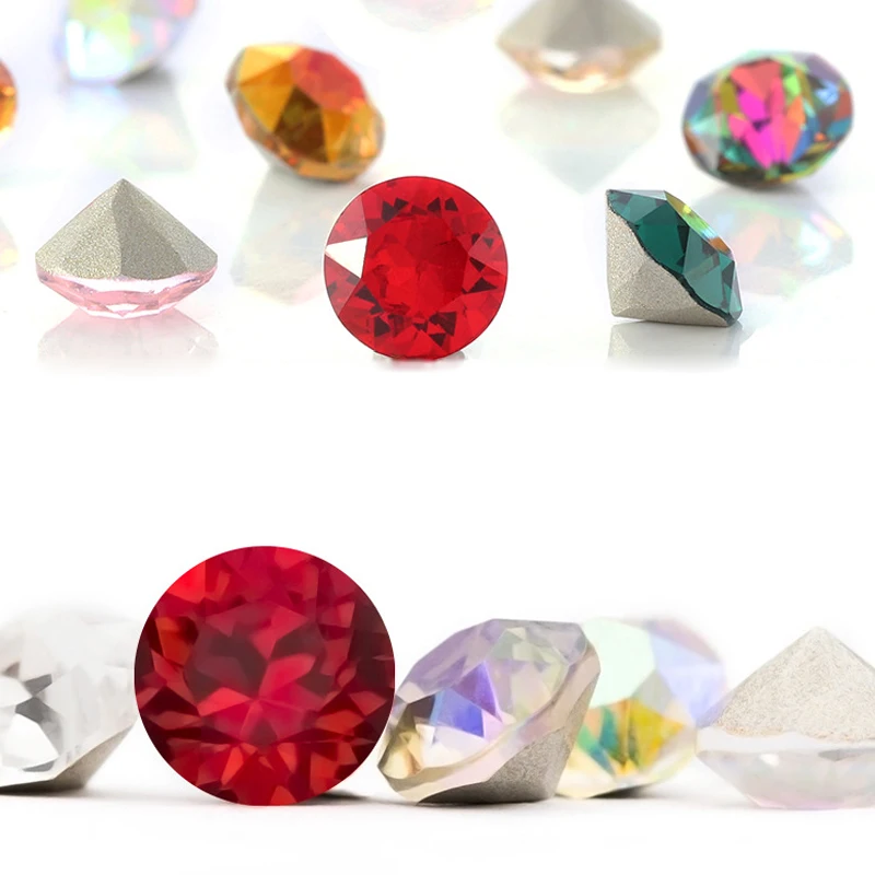 Зеленые стеклянные изумрудные круглые стразы 5 мм хрустальные камни горячей