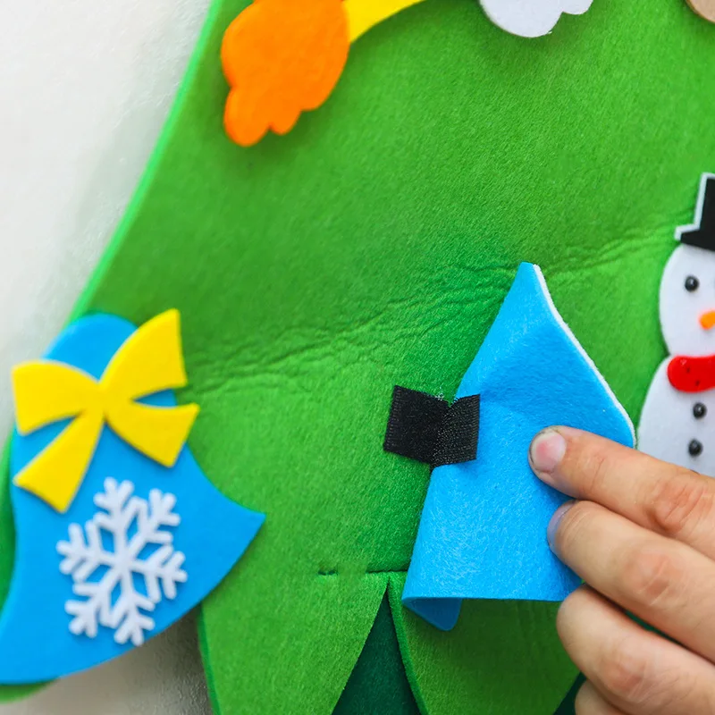 christmas decorations for home children's manual wisdom DIY three dimensional Christmas tree natal navidad decor gift Pendant |