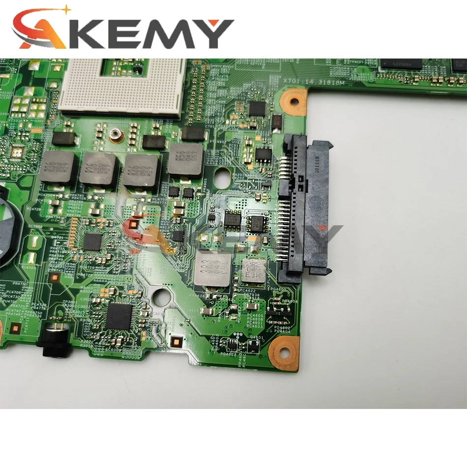 

Akemy CN-052F31 052F31 52F31 Laptop Motherboard For Dell Inspiron 15R N5010 Main Board 48.4HH01.011 HM57 HD5650 graphics 1GB