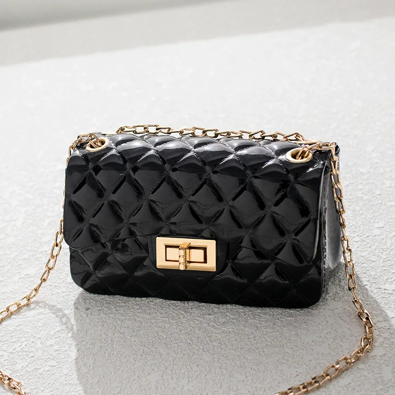 

Women Jelly Bag PVC Handbag Purse Luxury Design Crossbody Shoulder Chain Small Hand Bag Lady 2020 Wholesale