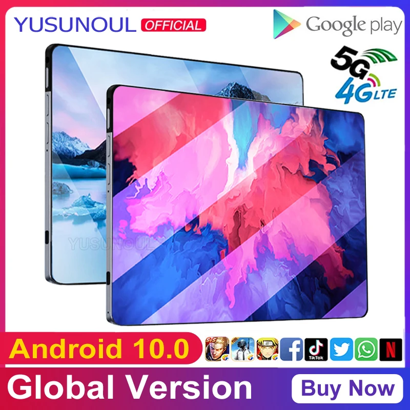 

YUSUNOUL P30 планшет с 10-дюймовым дисплеем, ОЗУ 8 Гб, ПЗУ 128 ГБ, 4G LTE