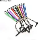 10 шт.лот Универсальный Длинный емкостный сенсорный Стилус для смартфонов, сотовых телефонов, планшетов, ручек с пылезащитными заглушками