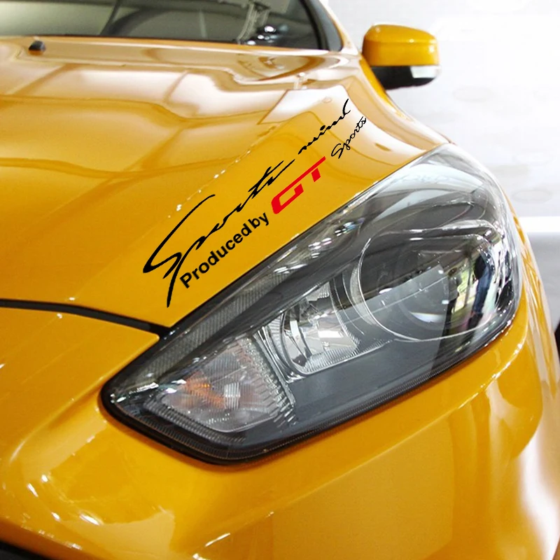 Автомобиль GT Спортивная наклейка лампа для головы Светоотражающая бровей Ford BMW