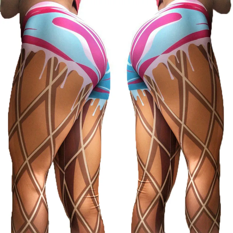 

Ogilvy Mather 2020 New Leggings Women Sexy Print Sports Leggngs Gym Fitness Leggings Slim Elastic Sporty Pants Woman Clothes