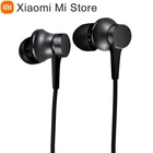Наушники-вкладыши Xiaomi Piston, новая версия, пять цветов, управление воспроизведением микрофона, паузой, для раннего MP4 MP3 ПК