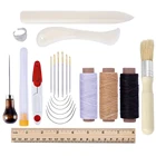 Набор чехлов для шитья кожи, ручные инструменты для шитья, большие глаза, дыроколы для шитья