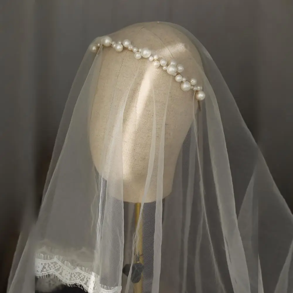 Повязка на голову с бусинами в стиле барокко тиара искусственная Корона повязка