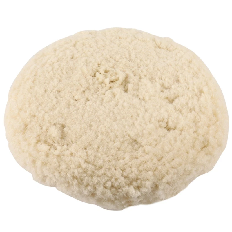 7-дюймовая двухсторонняя полировальная накладка из шерсти с 5/8 дюймовым болтом (1