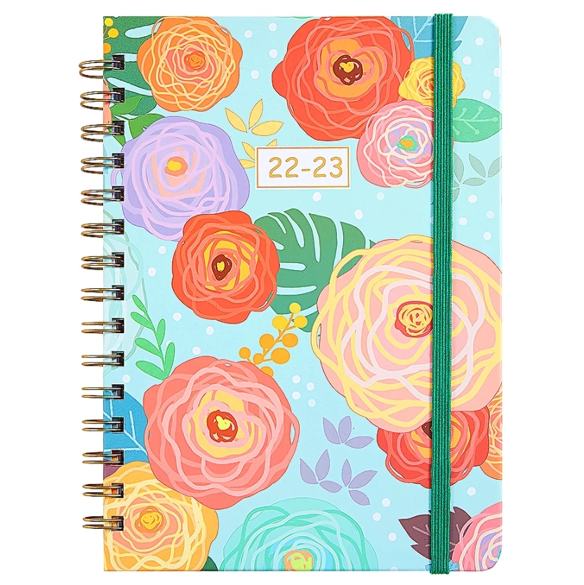 

2022 Planner Spiral Notebook Schedule Book A5 Notepad Daily Monthly Yearly Agenda Diary School Office Stationry