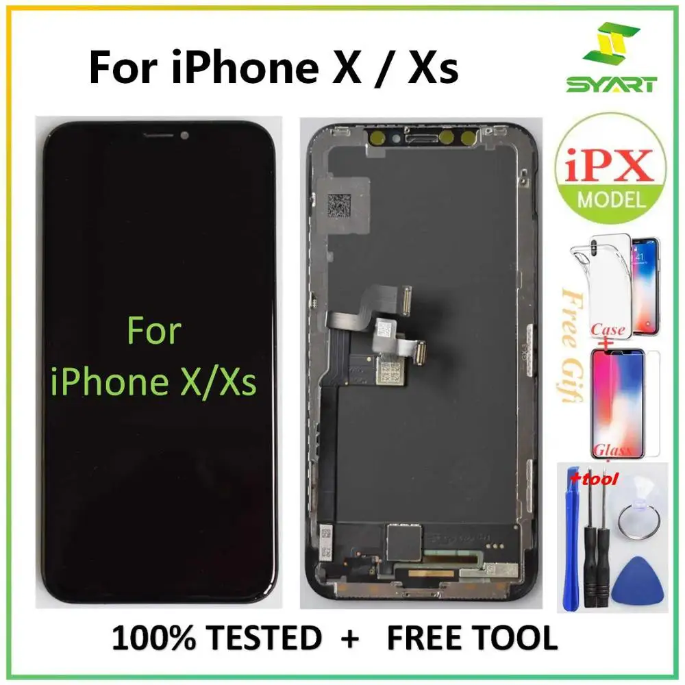 ЖК-экран Pantalla для iPhoneX LCD 10 XS экран ЖК-дисплей сенсорный дигитайзер сборка iPhone X OLED
