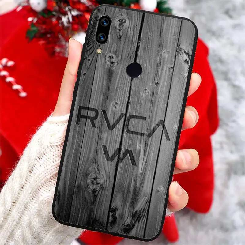

RVCA fashion design logo pattern high quality Phone Case shell For Xiaomi Redmi note 7 8 9 t k30 max3 9 s 10 pro lite