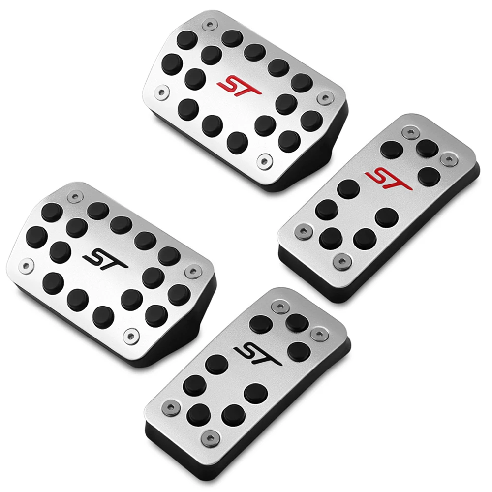 Нержавеющая сталь педали для салона автомобиля топливный чехол газа тормоза Ford