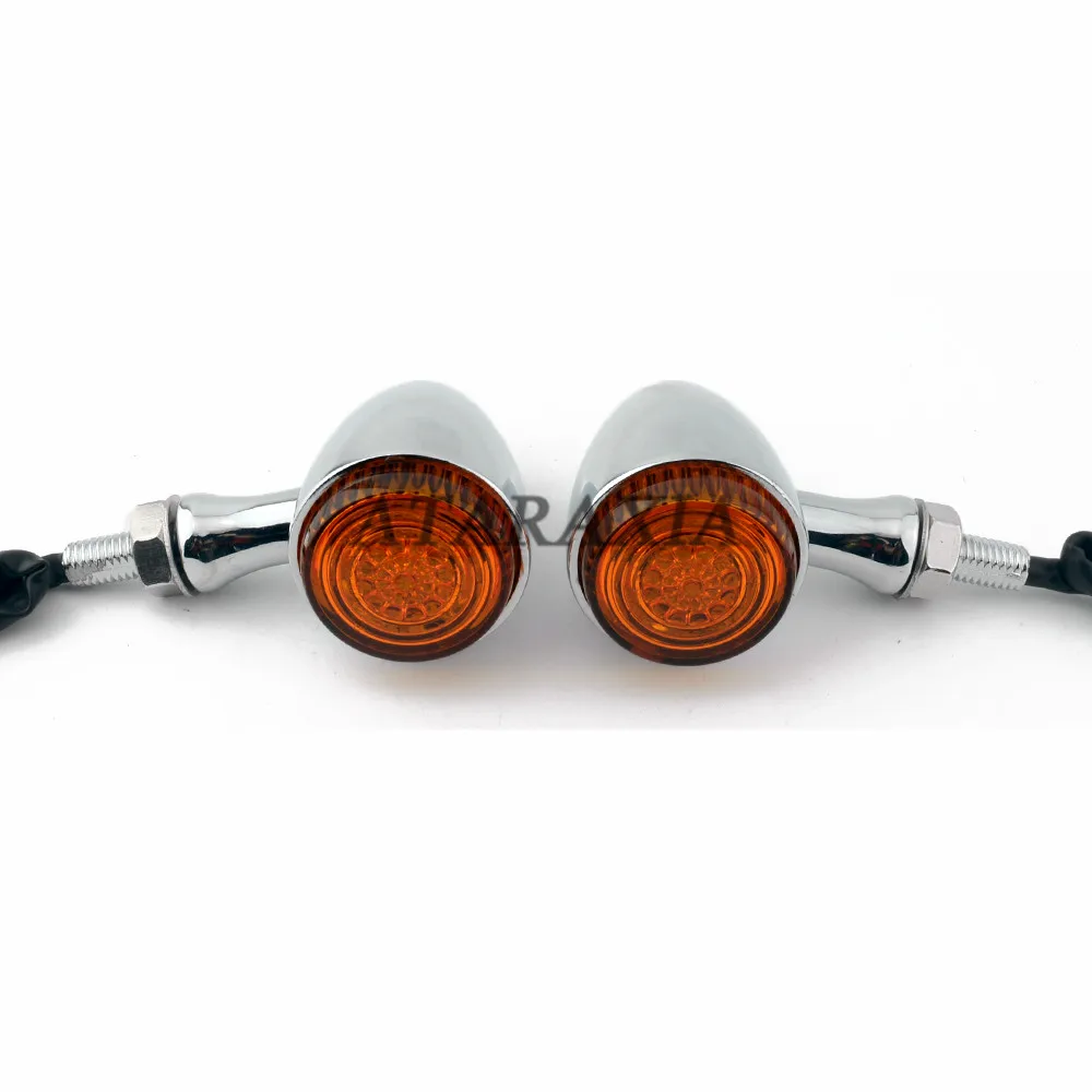 Universal Motorcycle Mini Bullet LED Turn Signal Light Blinker Indicator Lamp For Harley Cafe Racer Kawasaki Suzuki Honda Yamaha |