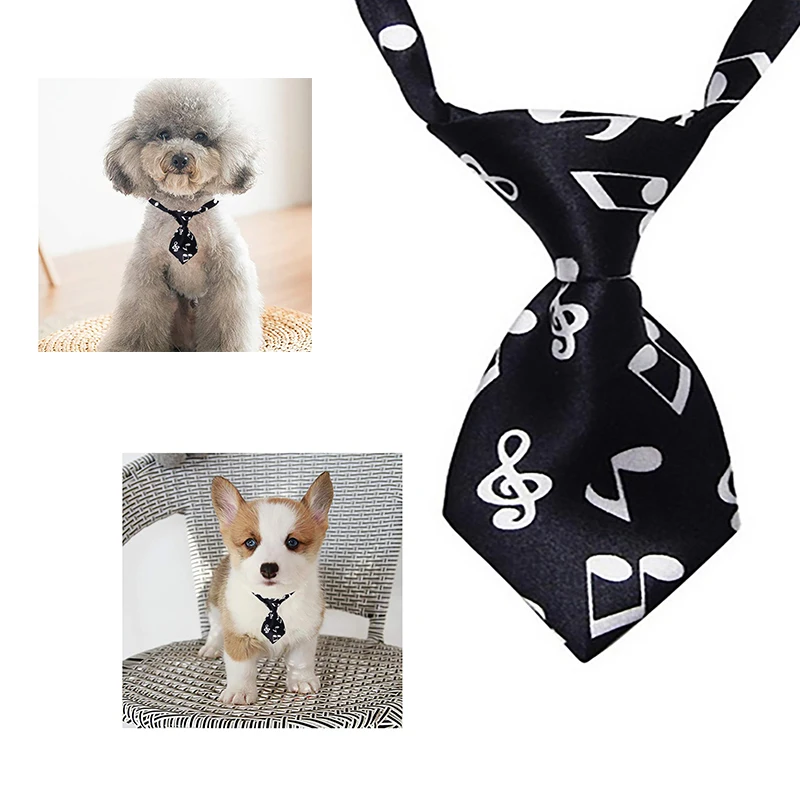 С рисунком собачки и котика галстук для животных игрушечный щенок бант ухода за
