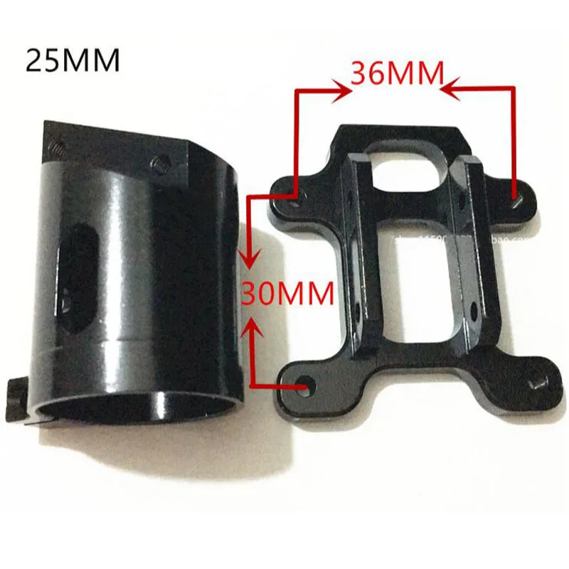 

Yuenhoang 2PCS Multi Axis UAV Parts Aluminum Alloy Carbon Tube Connection Foot Mount Fixing Parts 16mm 18mm 20mm 25mm Black