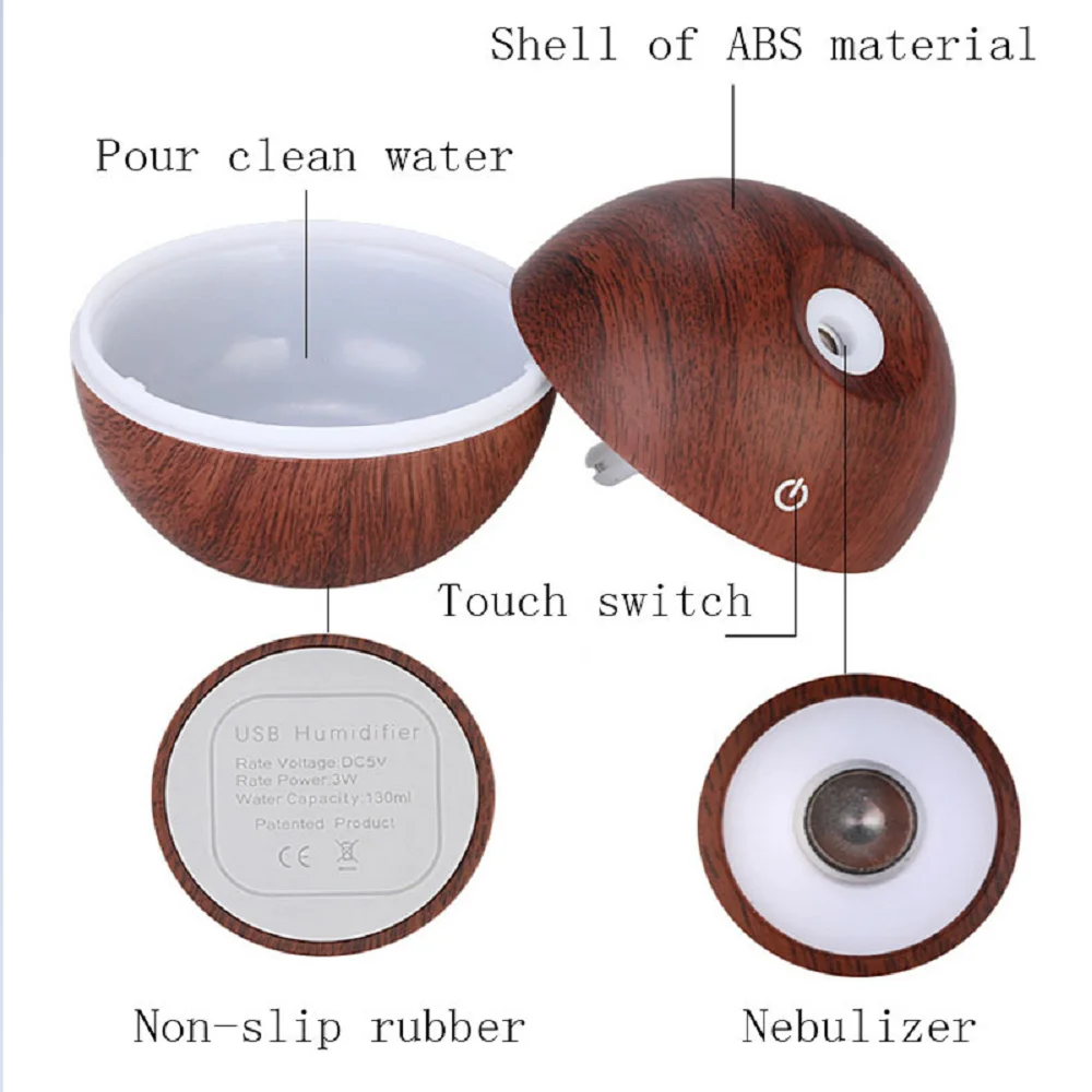 

Mini oblique spray humidifier, USB ultrasonic portable spray, suitable for office, bedroom, living room