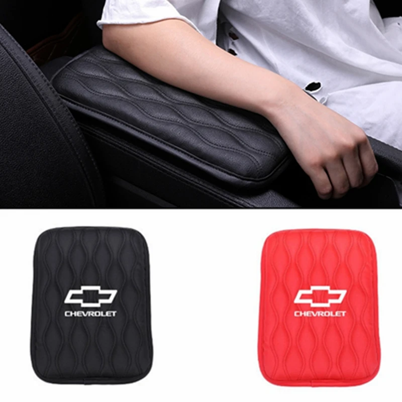Автомобильный подлокотник Leahter комфортная Подушка коврик для Chevrolet Corvette Aveo Cruze