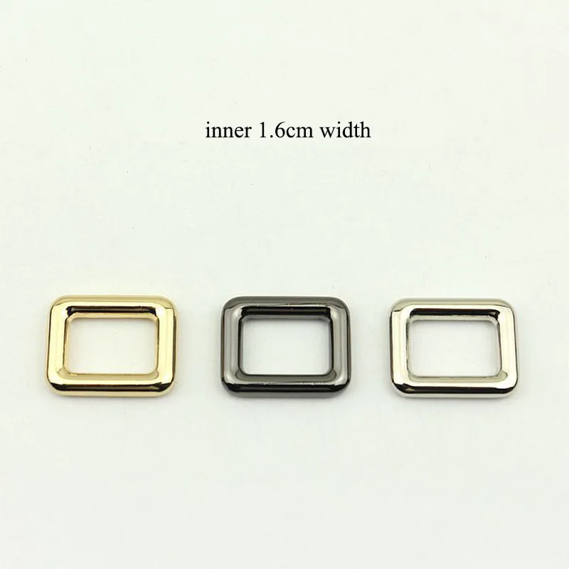 

5pcs 16mm Metal Square O D Ring Buckles Bag Adjustable Rectangle Buckle DIY Backpack Straps Shoes Garment Leather Accessories