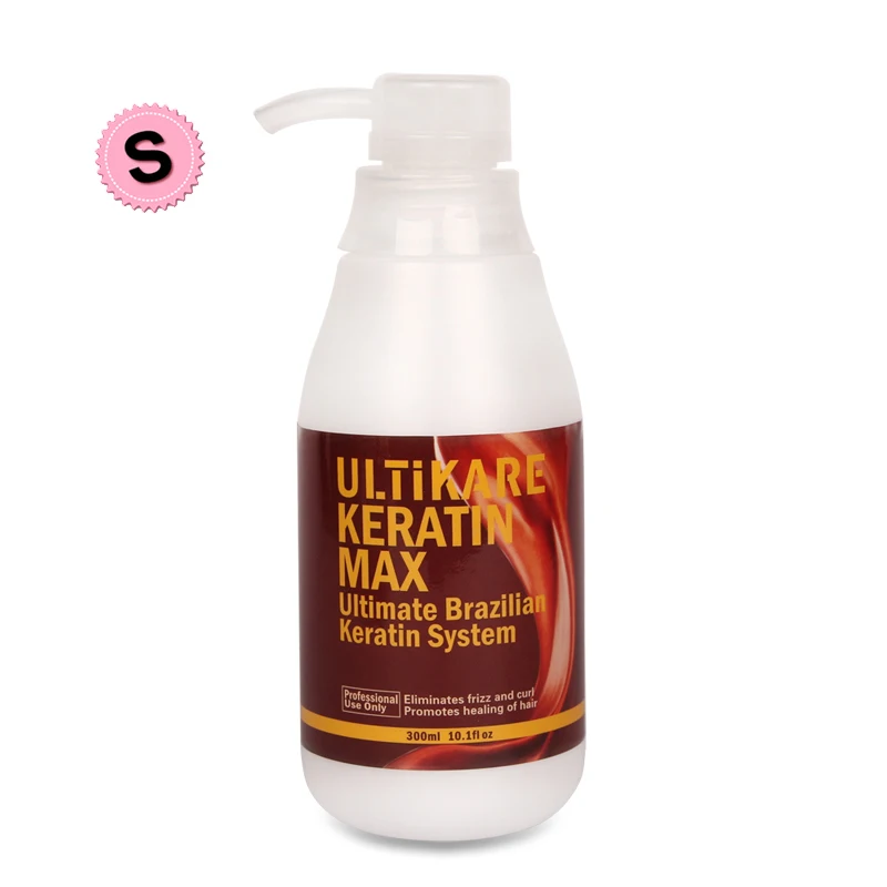 

Ultikare Cheaper 300ml Brazilian Smell Chocolate 8% Keratin Treatment Repair Damaged Hair & straighten Hair Free Shipping