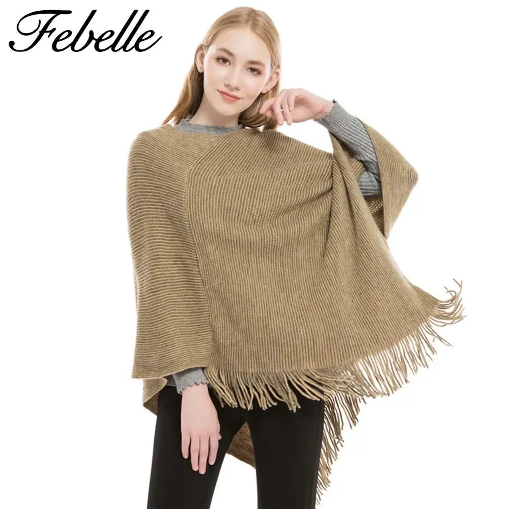 Febelle женский зимний стиль теплый кашемировый шарф платок Женский Большой