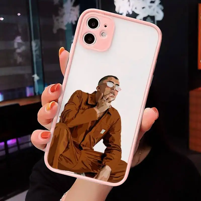 

Yo Perreo Sola Bad Bunny Maluma luxury design Phone Case matte transparent For iphone 7 8 11 12 plus mini x xs xr pro max cover