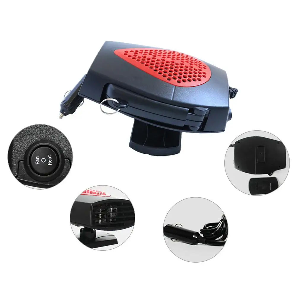 Автомобильный антиобледенитель 12 В обогреватель бесшумный портативный