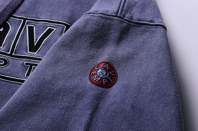 CAV EMPT C.E Gray Purple Green Hoodie Men Women Logo Cavempt Hoodie Embroidered Letters Cavempt Vintage Fashion Sweatshirt