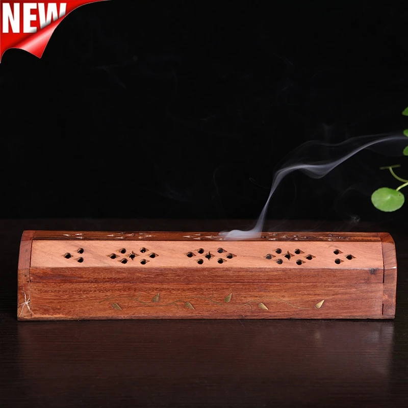 F твердой древесины двойной Применение Ладан горелки ручной работы деревянный