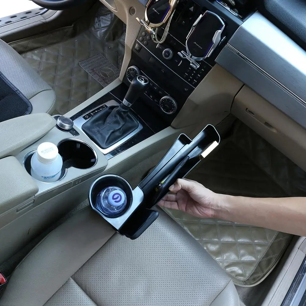 Автомобильный пластиковый контейнер для хранения центральной консоли держатель