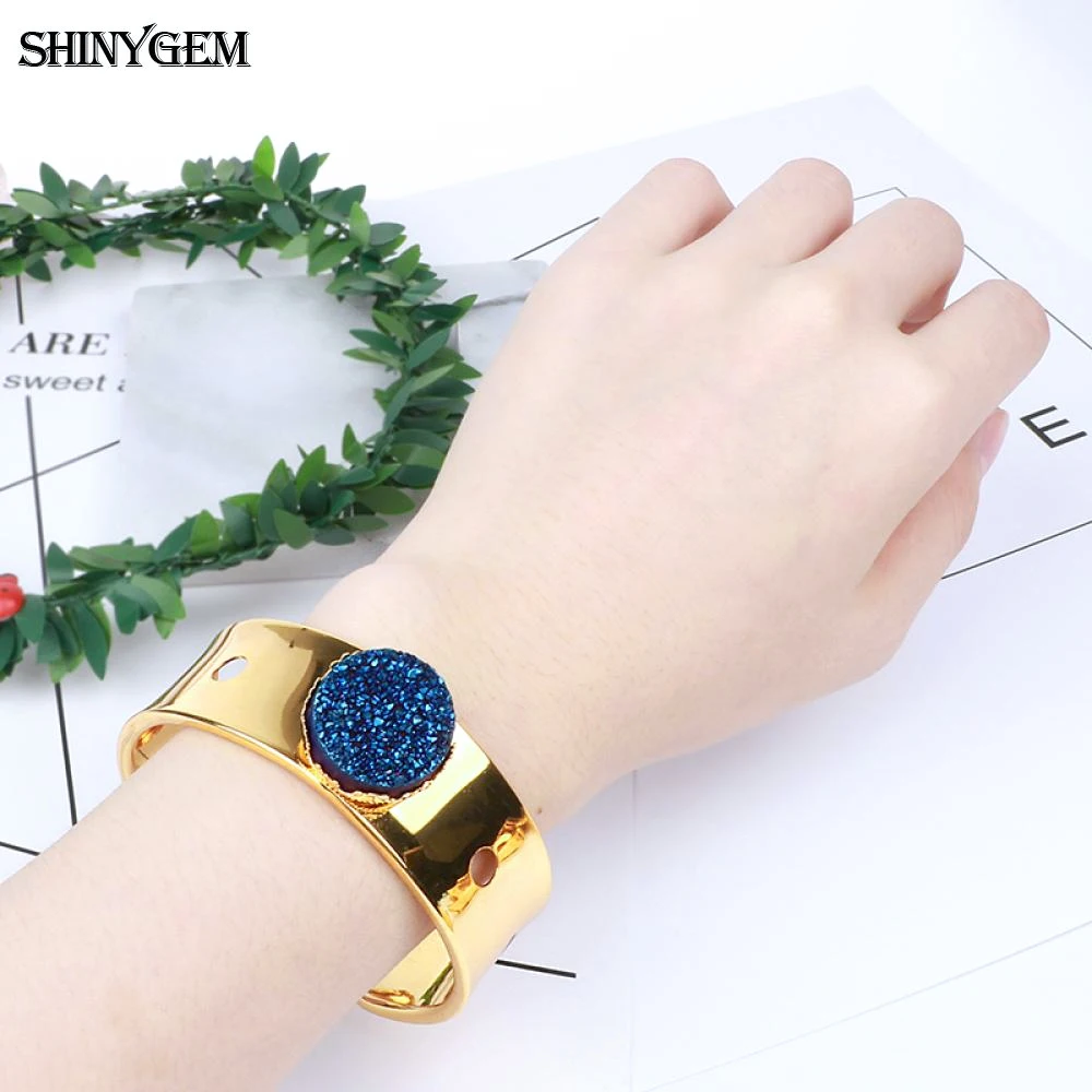 Женский браслет с натуральными камнями винтажный свадебный драгоценными и 24