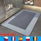 Нескользящий абсорбирующий коврик, современный простой Быстросохнущий ковер 40 х60 см для ванной комнаты, дома, туалета, раковины, кухни, спальни