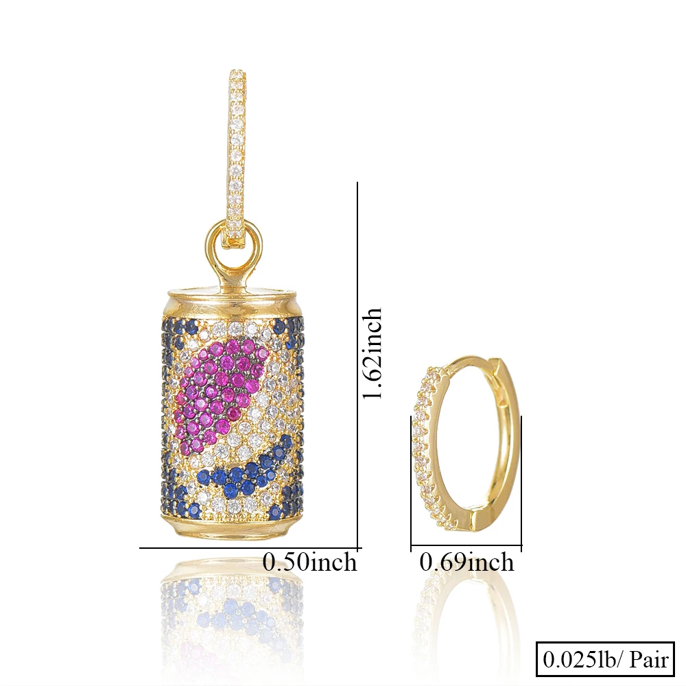 

SISCATHY Cute Elegant Cans Drop Earrings Jewelry for Women Girl Bridal Wedding Party Daily Fashion Accessories Best Super Gift