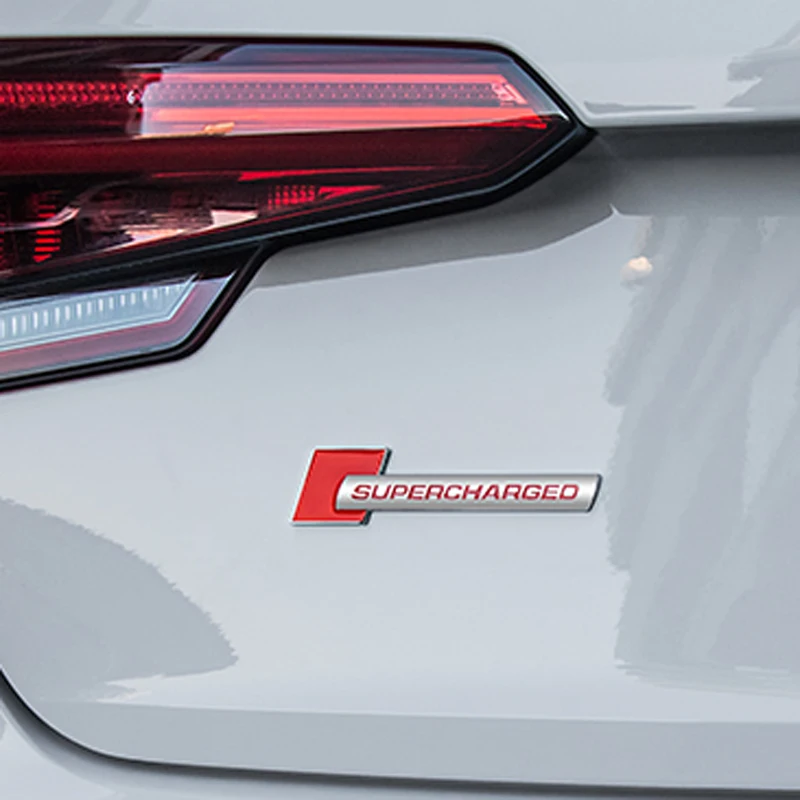 1 шт. сверхзаряженная Этикетка из алюминиевого сплава для Volvo S40 S60 S80 XC60 XC90 V40 V60 C30