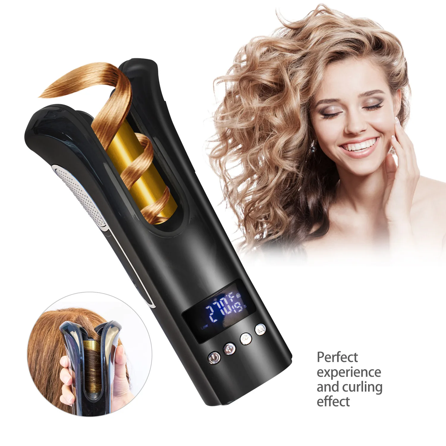 

Multifunctional Hair Curler Curling Wand Beach Wave Curling Iron Auto Air Curler Hair Crimping Iron Air Spin Hair Curl Machine