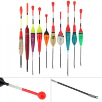 10pcslot mixed size portable colorful fishing float 14 3cm 20 1cm 1g 4g for rock lakes reservoir fishing accessories