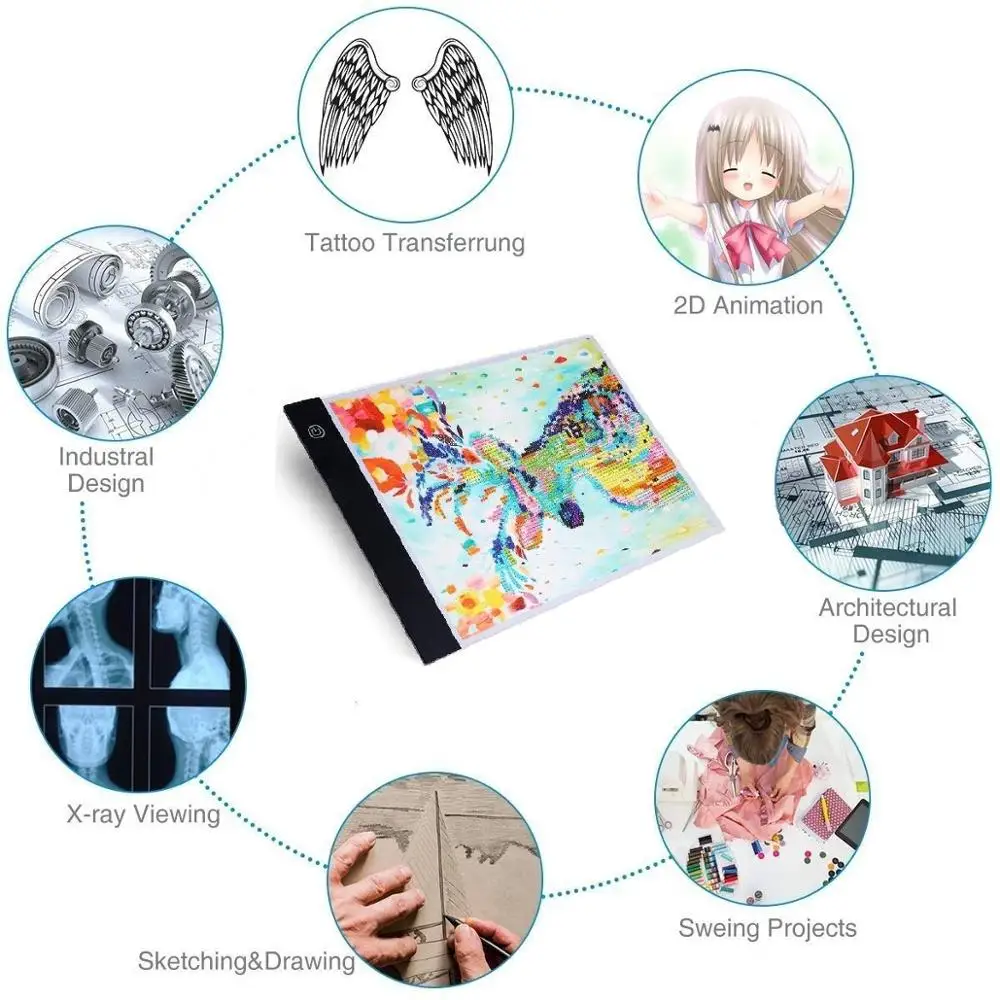 А4 светильник для трассировки ультра тонкий портативный светодиодный плата Tracer