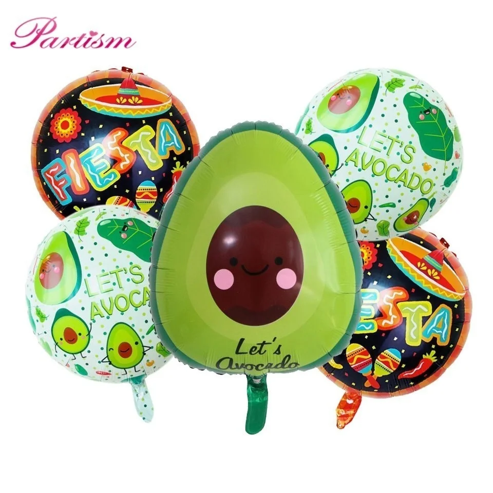 1 набор фольгированный шар для мексиканской вечеринки праздник кактус баннер