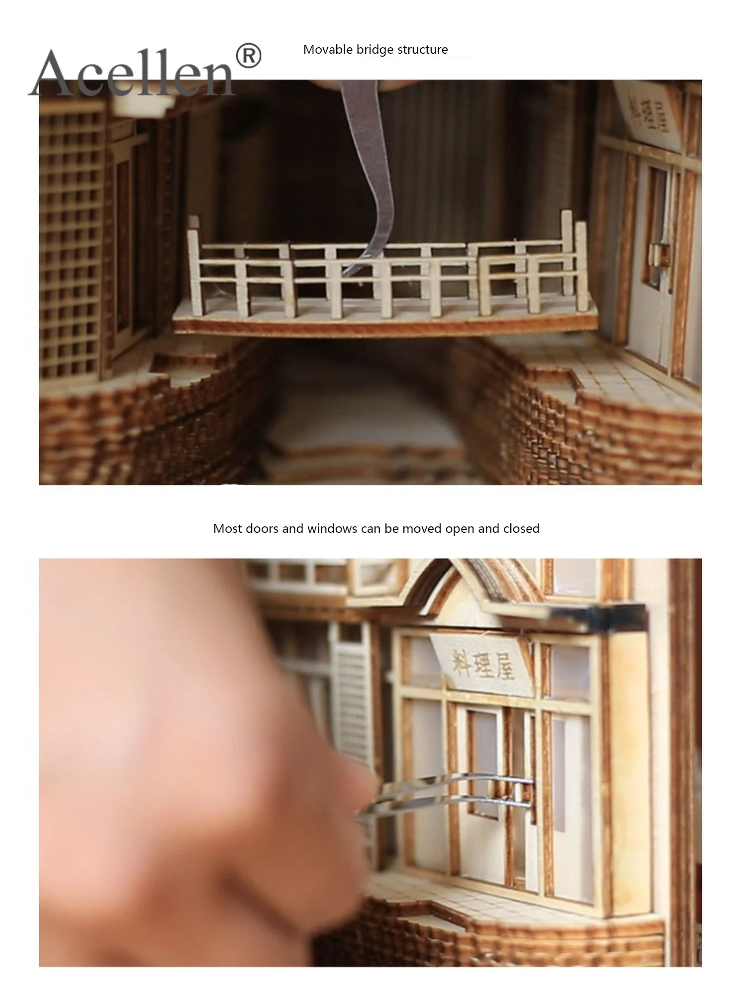 Набор для творчества Ginzan деревянные подставки книг сделай сам декор книжной