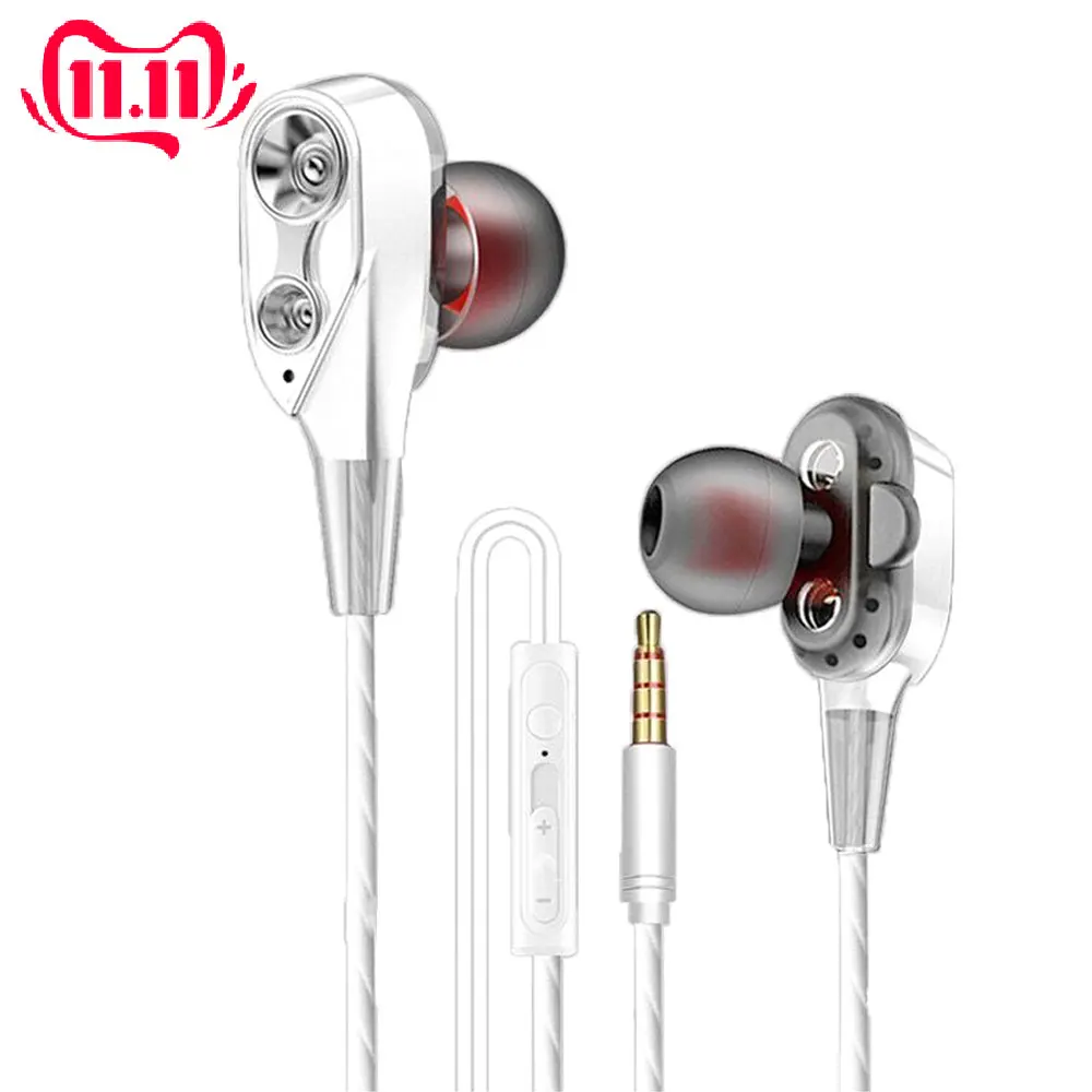 Наушники для мобильного телефона 3 5 мм AUX Jack музыкальные HiFi бас наушники вкладыши